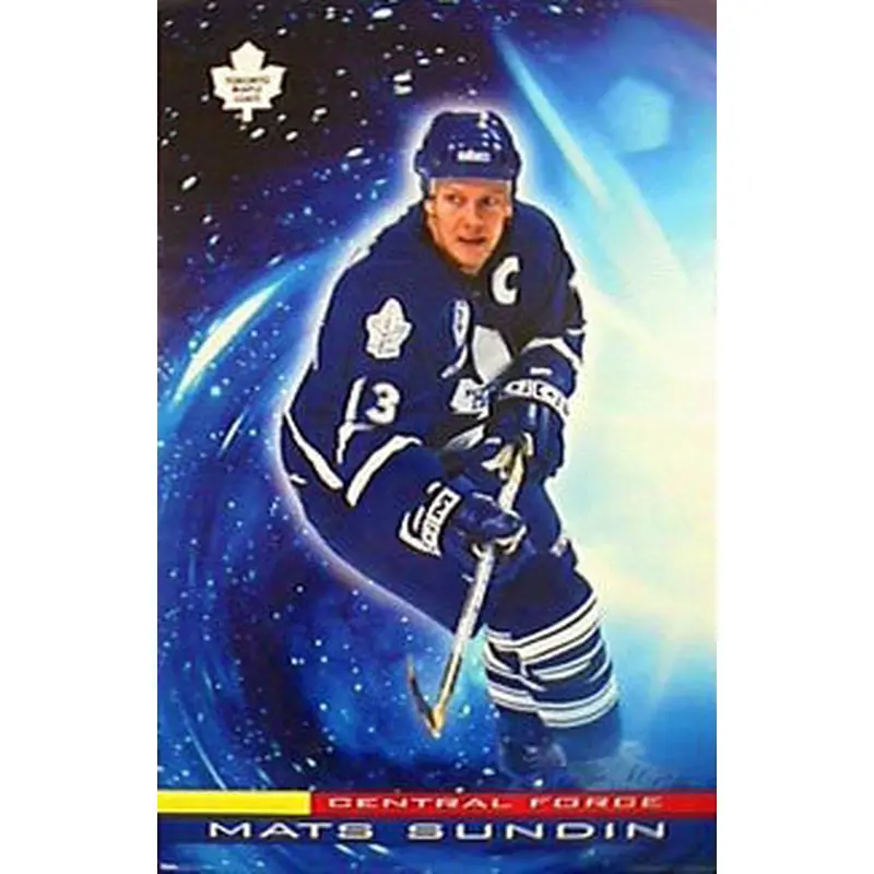Mats Sundin "Central Force" Toronto Maple Leafs Poster - Costacos 2000