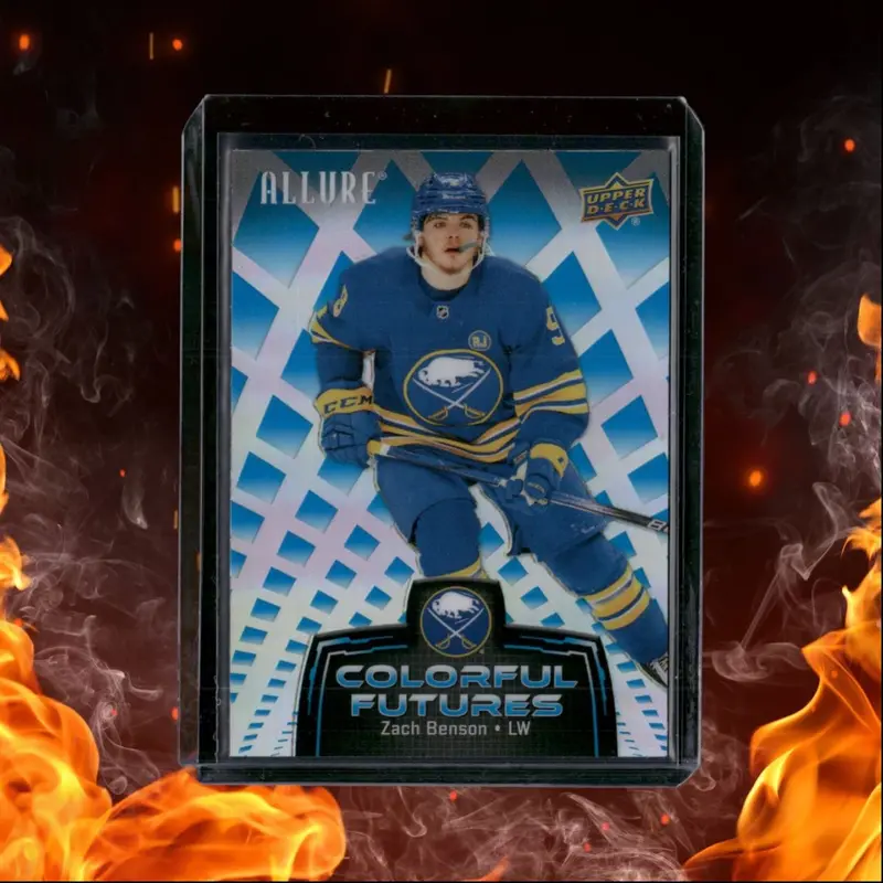 2024-25 Upper Deck Allure Zach Benson Colorful Futures Blue #CF-1