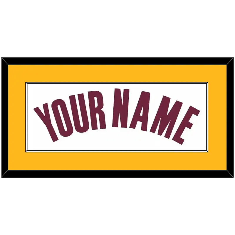 Cleveland Name - Home White (2010-2017) - Single Mat 1