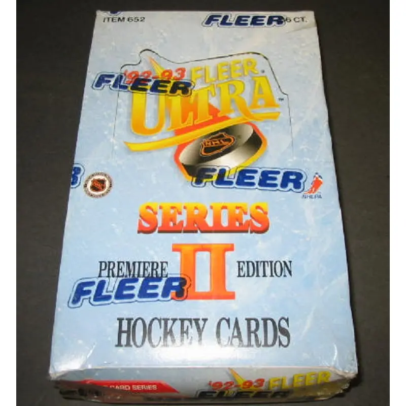 1992/93 Fleer Ultra Hockey Series 2 Box