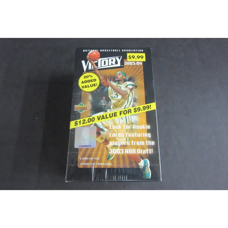 2003/04 Upper Deck Victory Basketball Blaster Box (12/6)