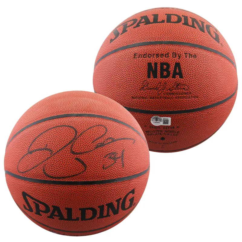 Bucks Ray Allen Authentic Signed Spalding Indoor/Outdoor Basketball BAS #BR84345
