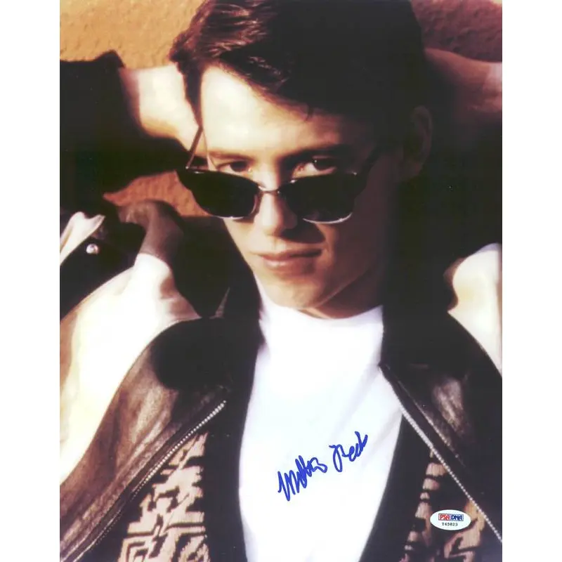 Matthew Broderick Ferris Bueller Signed Authentic 11X14 Photo PSA/DNA #Y45823