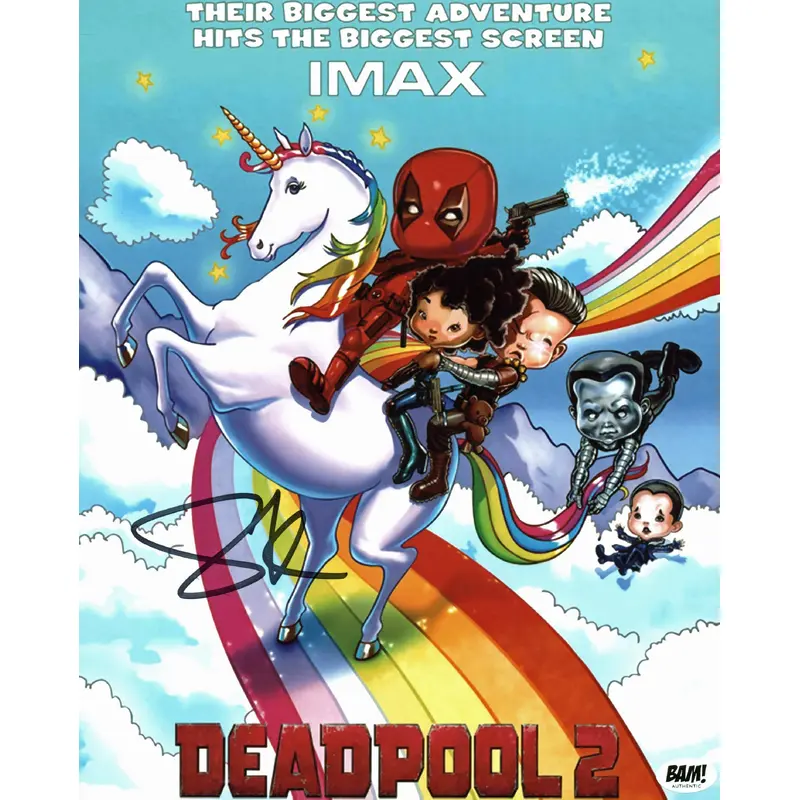Stefan Kapicic Deadpool Authentic Signed 8x10 BAM BOX Photo Autographed