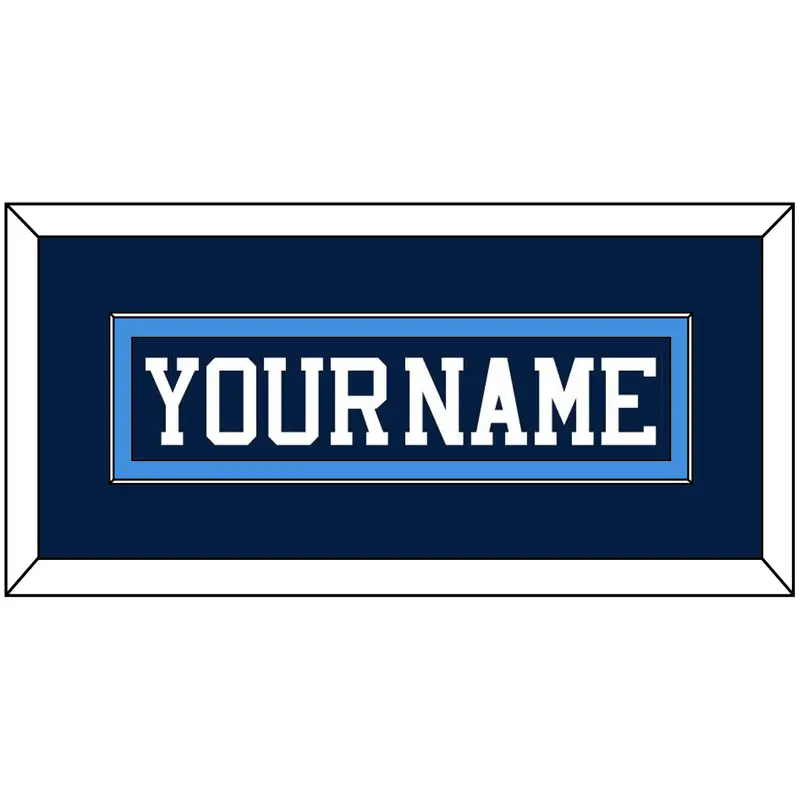 Pittsburgh Nameplate - Road Blue (1977-1980) - Single Mat 2