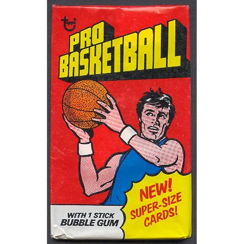 1976/77 Topps Basketball Unopened Wax Pack