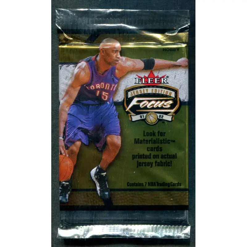 2001/02 Fleer Focus Jersey Edition Basketball Unopened Pack (Hobby) (7)