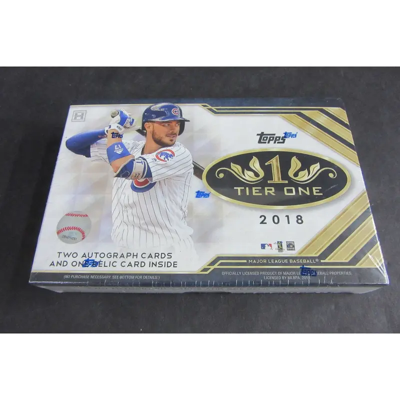 2018 Topps Tier One Baseball Box (Hobby)