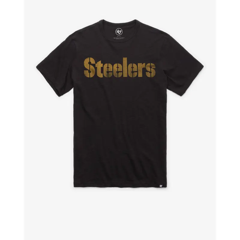 PITTSBURGH STEELERS GRIT WORDMARK '47 SCRUM TEE