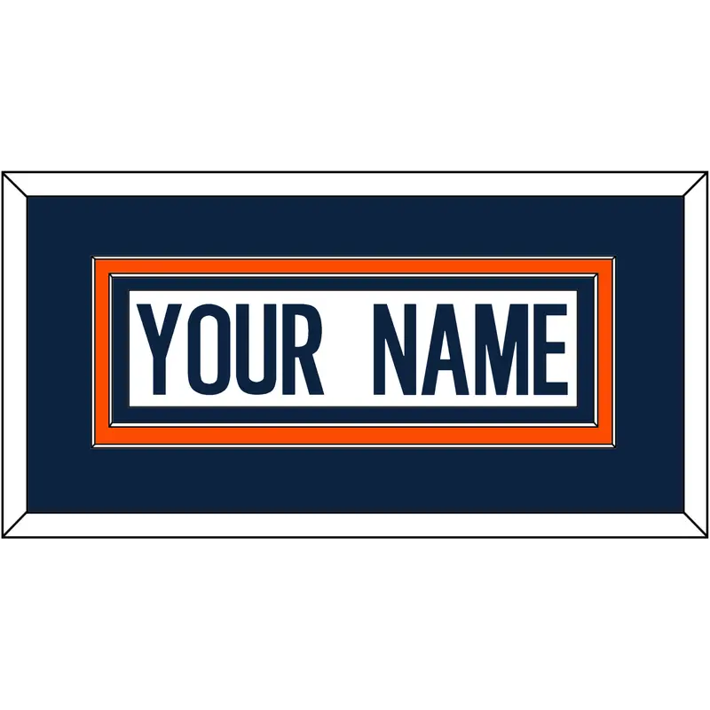 Denver Nameplate - Road White - Double Mat 3