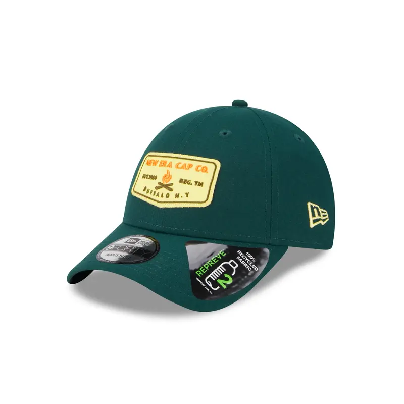 New Era - NE Repreve - 9Forty Baseball Cap - Dark Green/Yellow