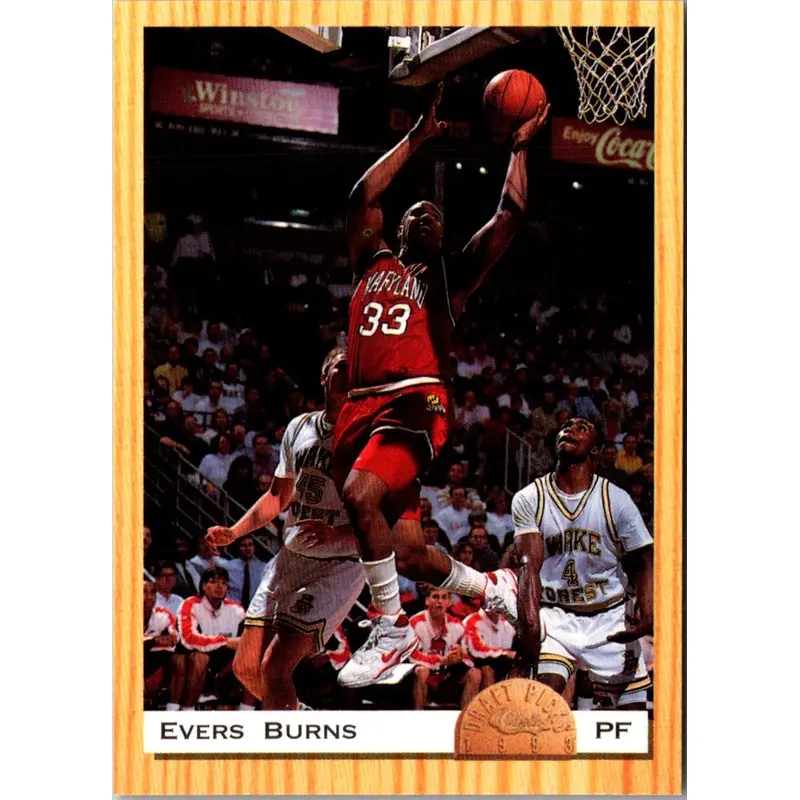 1993 Classic Draft Picks Gold Evers Burns #18