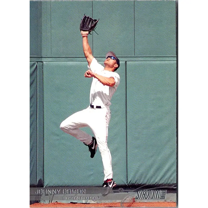 2002 Boston Red Sox Postcards Johnny Damon #6