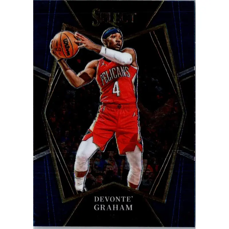 2021 Panini Select Blue Devonte' Graham #168