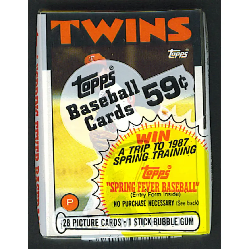 1986 Topps Baseball Unopened Cello Pack