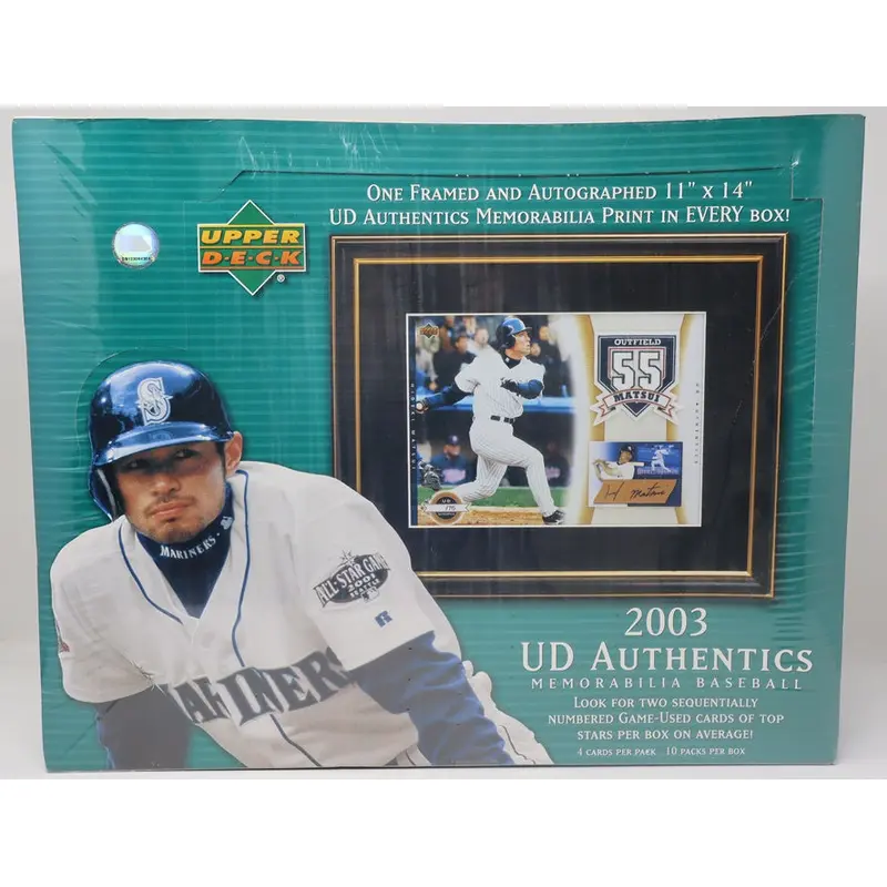 2003 Upper Deck Authentics Memorabilia Baseball Box (Hobby)