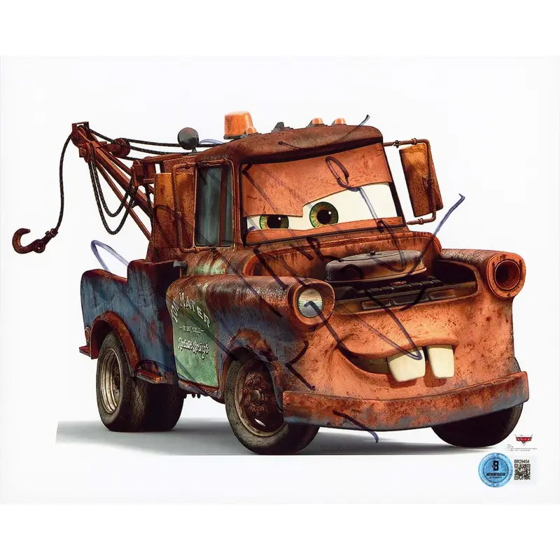 Larry The Cable Guy Cars Authentic Signed 8x10 Horizontal Photo BAS 3