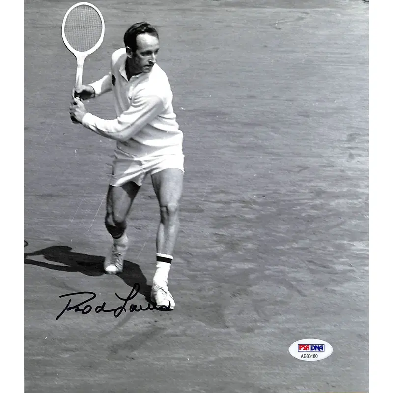 Rod Laver Tennis Authentic Signed 8x10 Photo Autographed PSA/DNA 6