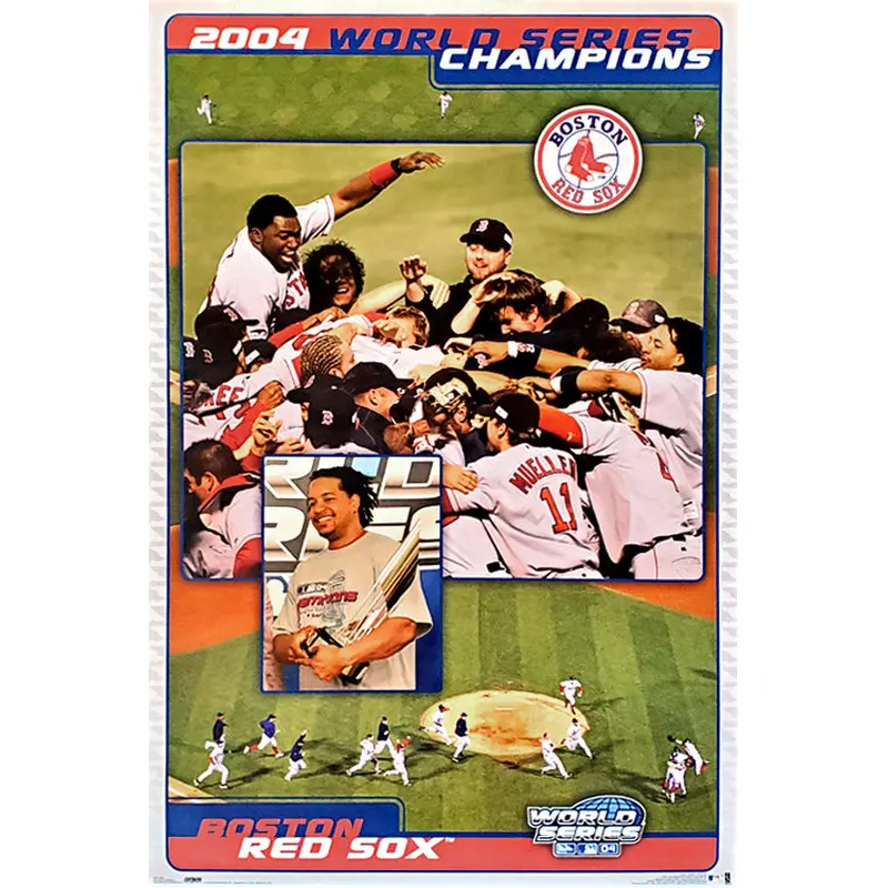 Boston Red Sox "Celebration" 2004 World Series Champs Poster - Costacos Sports
