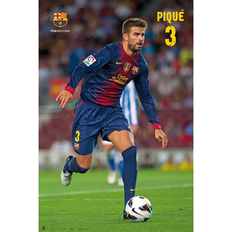 Gerard Pique "Superstar" FC Barcelona Poster (2012/13) - G.E. (Spain)