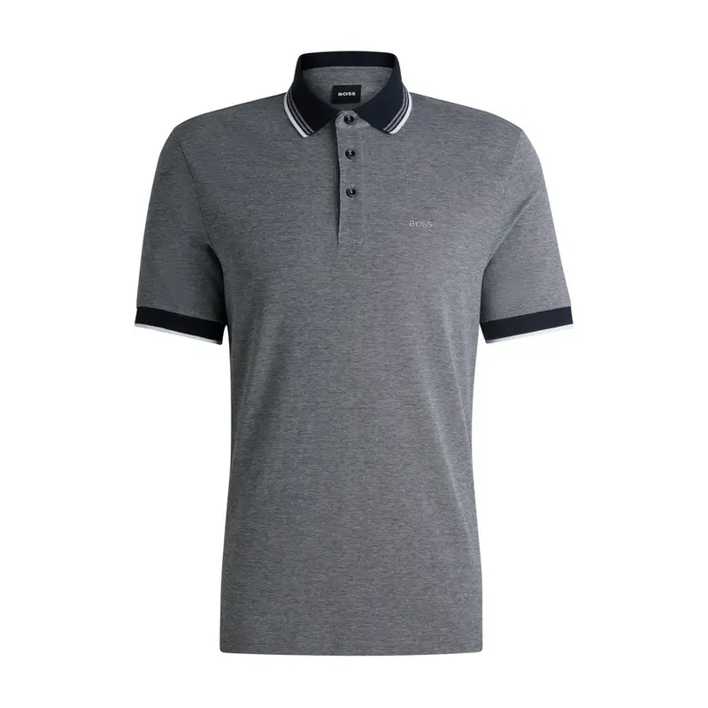 HUGO BOSS MENS POLO GRAY H-PROUT 50521116001