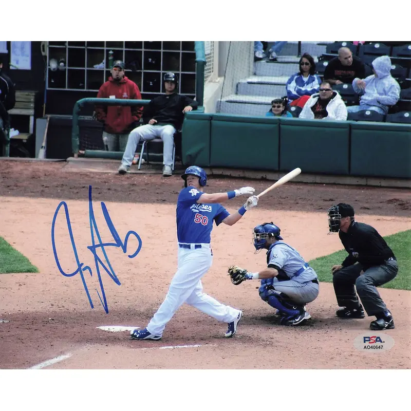 Jerry Sands signed 8x10 photo PSA/DNA Los Angeles Dodgers Autographed