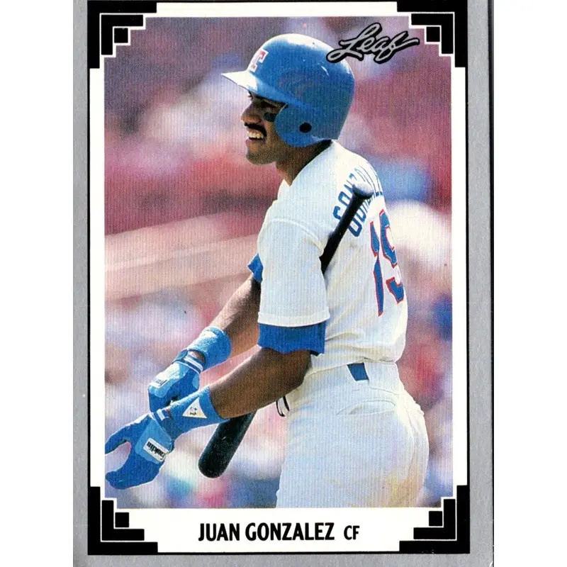 1991 Leaf Juan Gonzalez #119