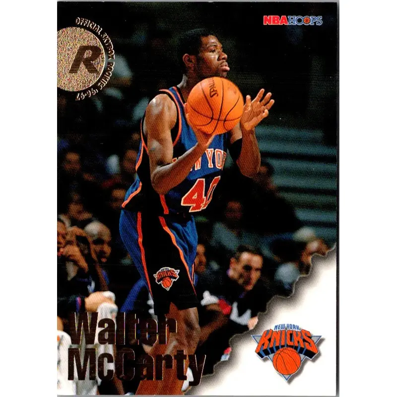 1996 Hoops Walter McCarty #301 Rookie