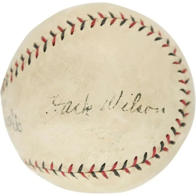 Hack Wilson Signed 1926 National League Baseball With PSA DNA COA