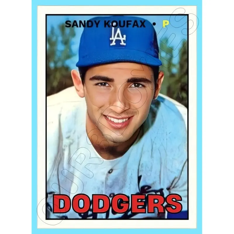 Sandy Koufax 1967 Topps Custom Card - 4477