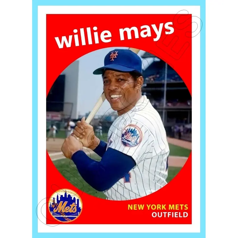 Willie Mays 1959 Topps Custom Card - 4170