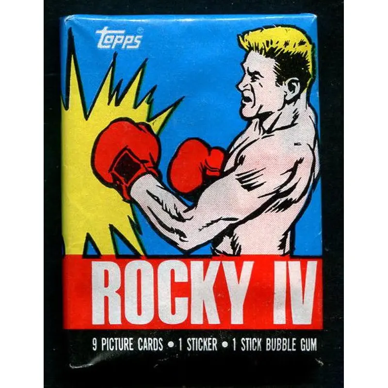 1985 Topps Rocky IV Unopened Wax Pack