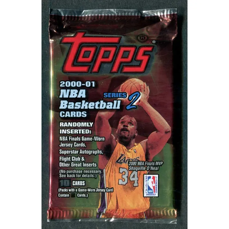 2000/01 Topps Basketball Unopened Series 2 Pack (Hobby)