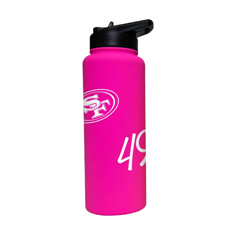 San Francisco 49ers 34oz Electric Bold Soft Touch Quencher
