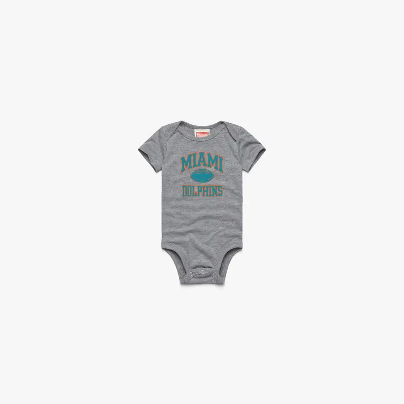 Miami Dolphins Gridiron Baby One Piece