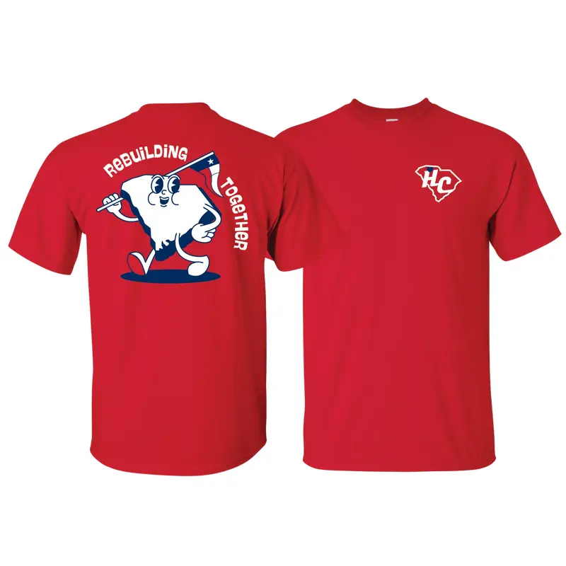 PRE-ORDER Adult *Texas Flood Relief* Red Tee
