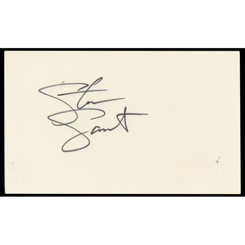 Steven Sweet Warrant Authentic Signed 3x5 Index Card Autographed BAS #BP50639