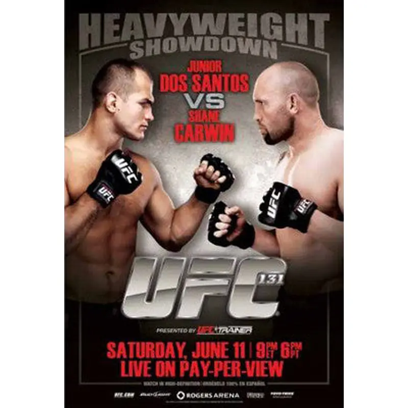 UFC 131 Official Fight Bill Poster (Vancouver 6/11/2011)