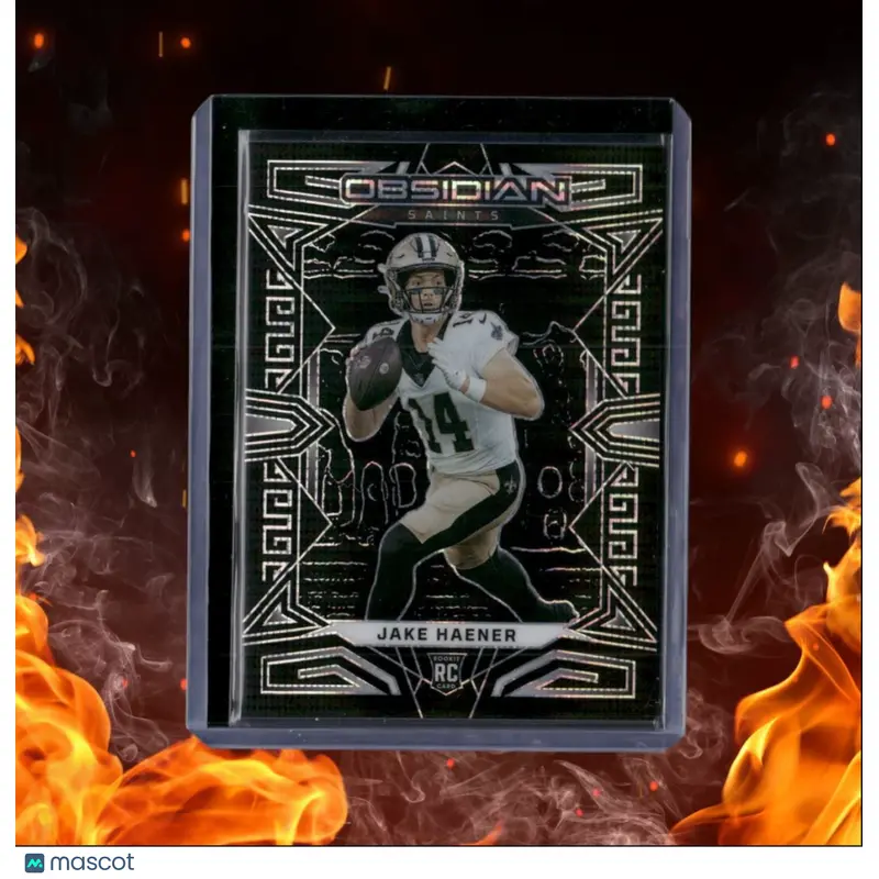 2023 Panini Obsidian Jake Haener Elecric Etch Pulsar SP Rookie #172