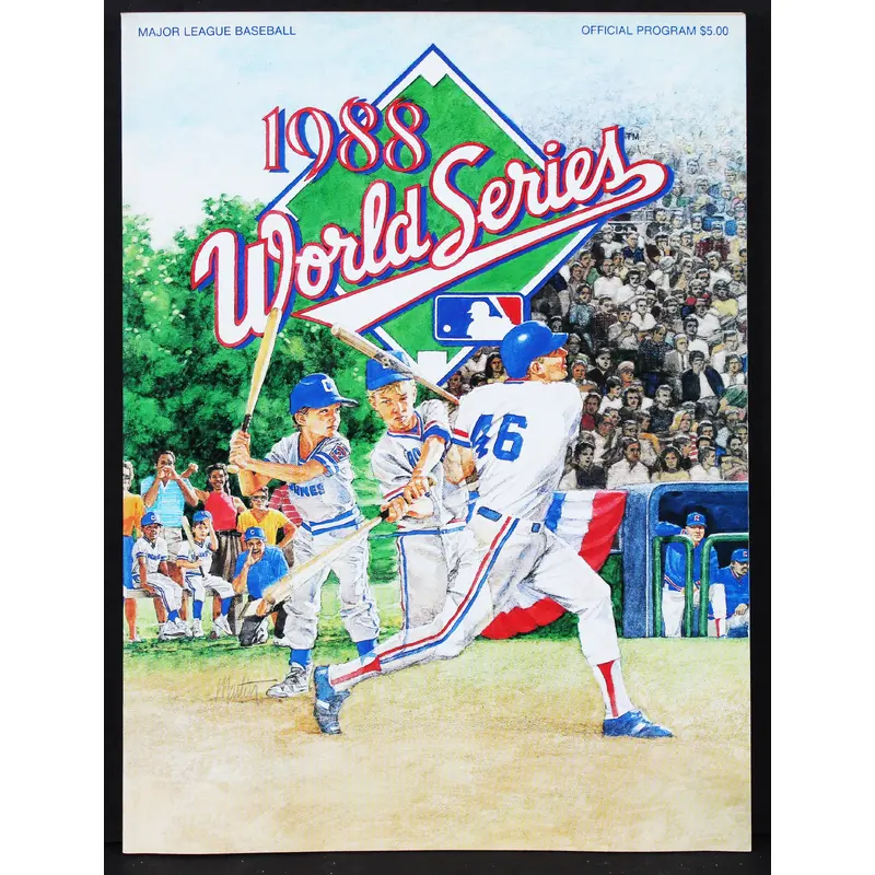 1988 World Series Athletics vs. Dodgers Official Program World Series Magazine