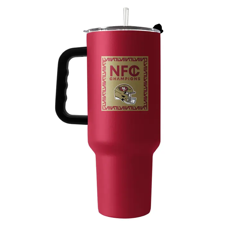 San Francisco 49ers 40oz Conference Champs Powder Coat Tumbler