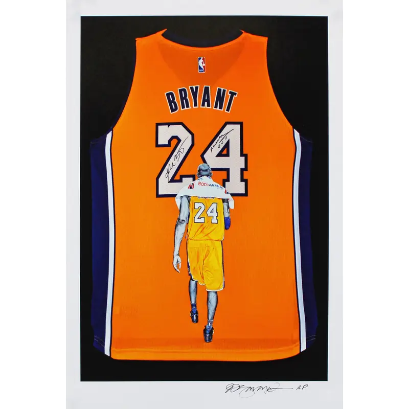 William Zavala Authentic Signed 13x19 Kobe Bryant Artist Proof Lithograph