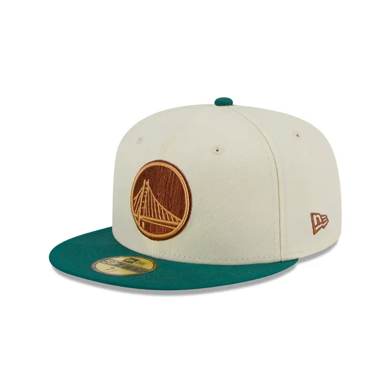 New Era - 59Fifty Fitted Cap - CAMP - Golden State Warriors - White/Green