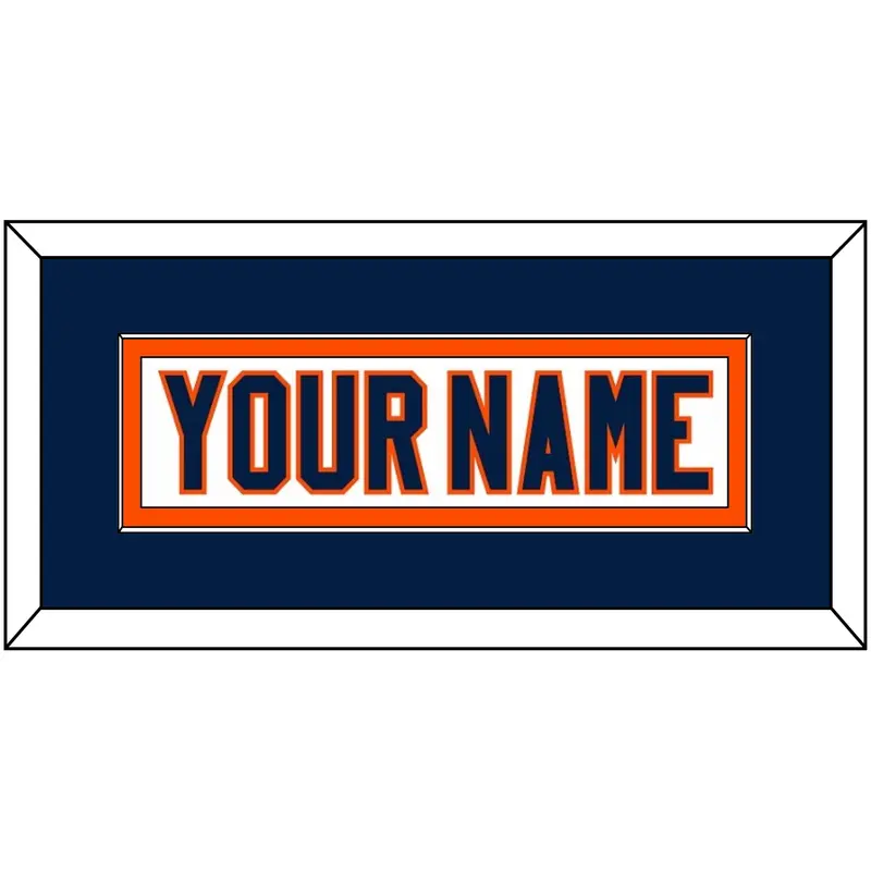 New York Nameplate - Road White (2007-2010) - Single Mat 3