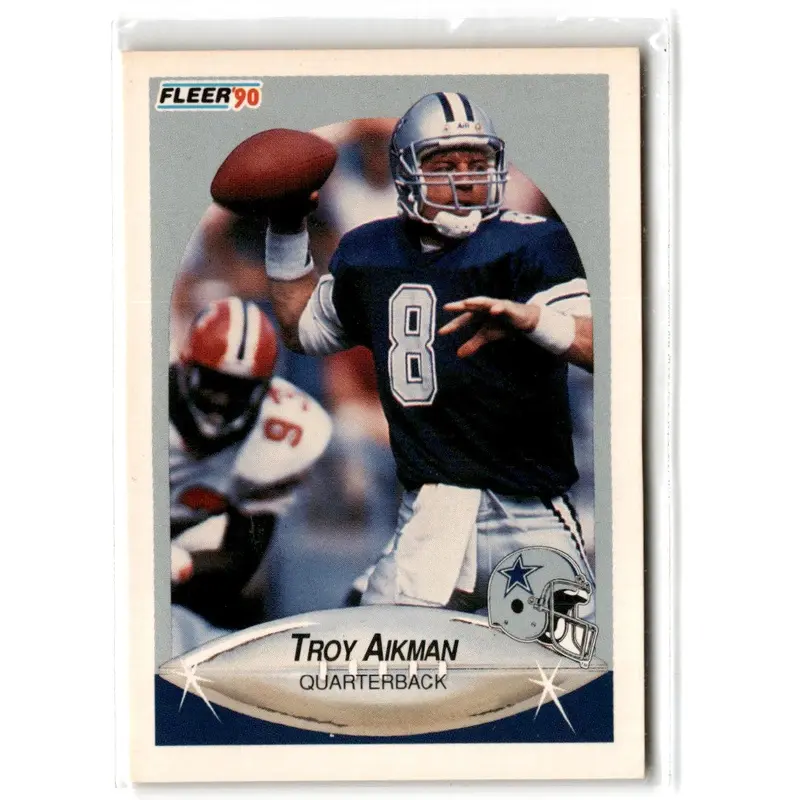 1990 Fleer Troy Aikman #384