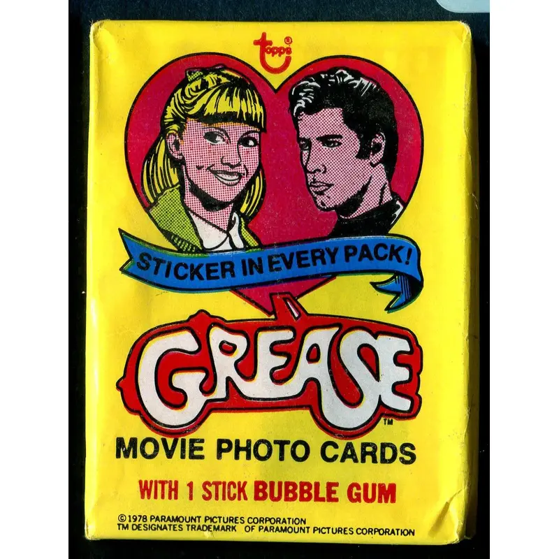 1978 Topps Grease Series 1 Unopened Wax Pack