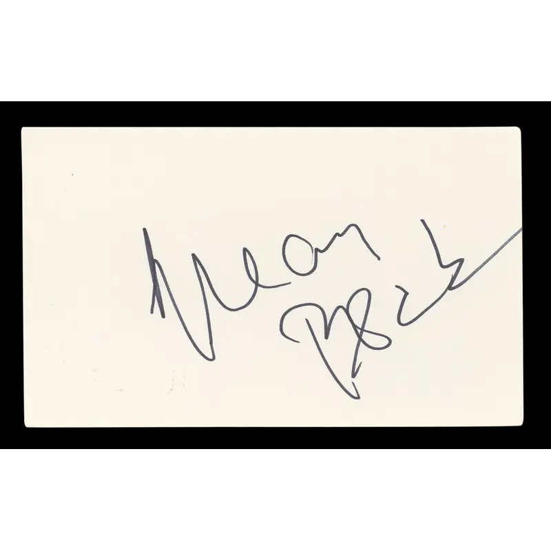 Gregory Peck To Kill a Mockingbird Authentic Signed 3x5 Index Card BAS #BL96440