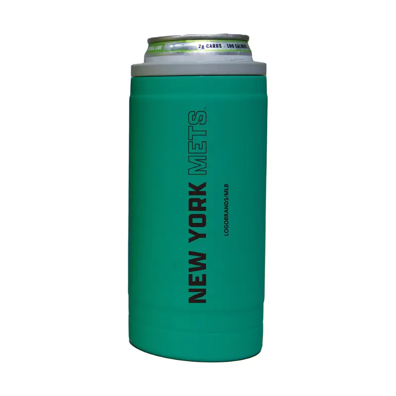 New York Yankees 12oz Optic Stacked Soft Touch Slim Coolie
