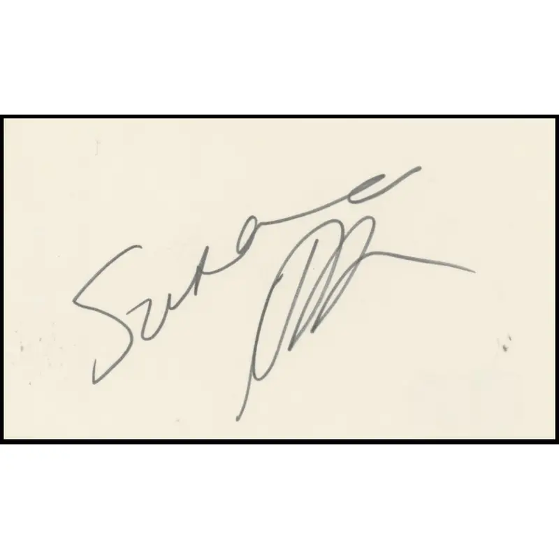 Susanna Hoffs The Bangles Authentic Signed 3x5 Index Card BAS #BR26813