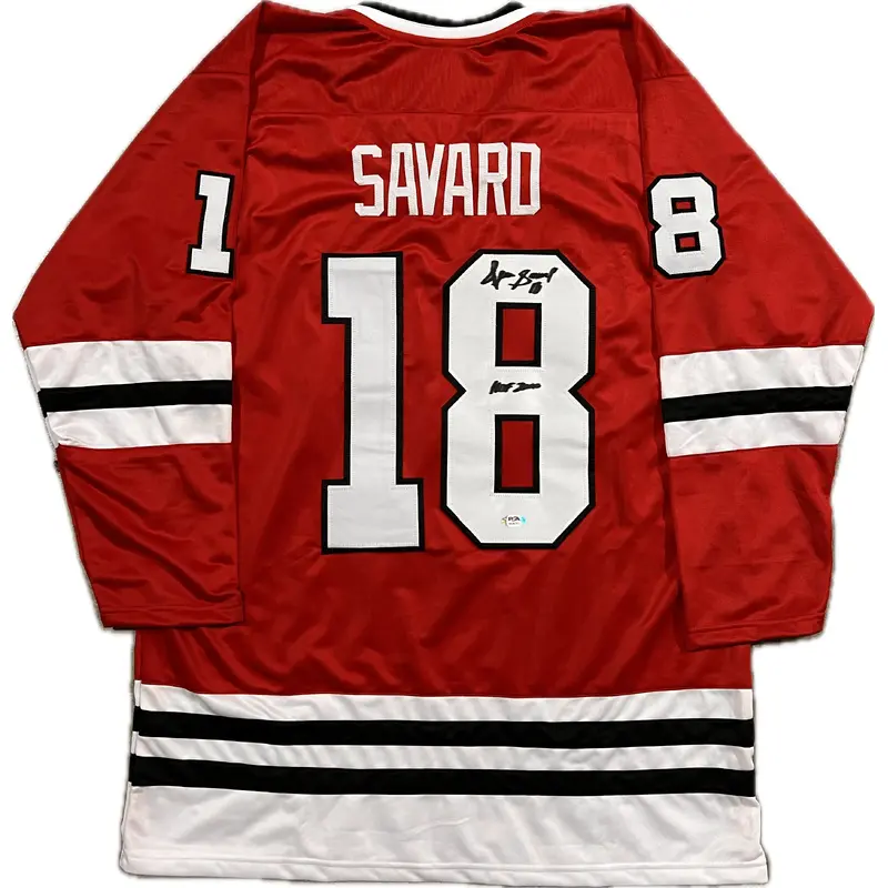 Denis Savard Signed Jersey PSA/DNA Chicago Blackhawks Autographed